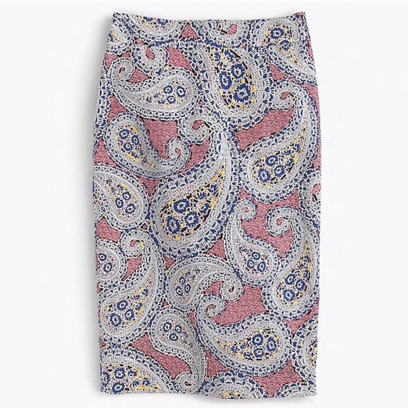 J. Crew Dresses & Skirts - J.Crew • No. 2 Pencil Skirt in Paisley